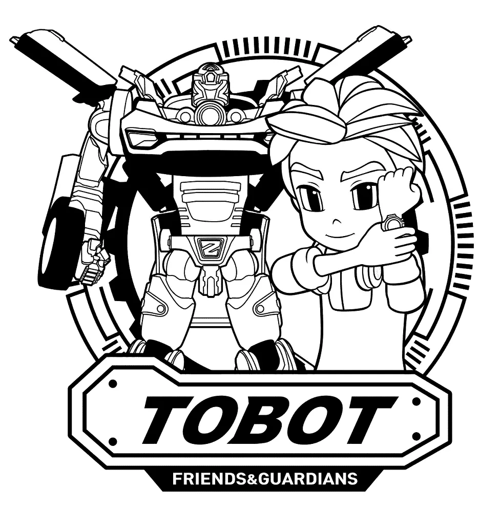 Tobot Coloring Pages 26