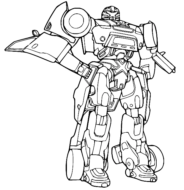 Tobot Coloring Pages 4