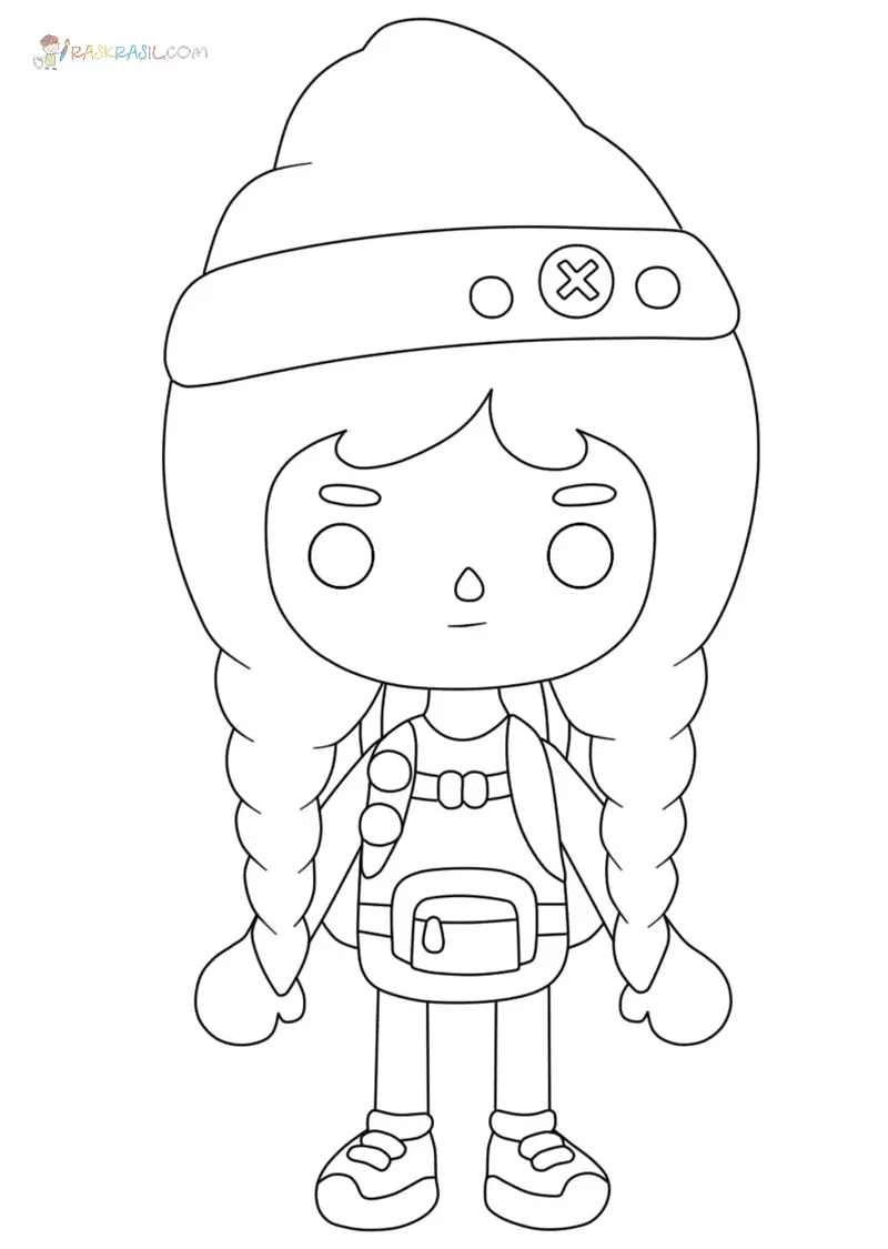 Desenhos de Toca Boca Para Colorir 13