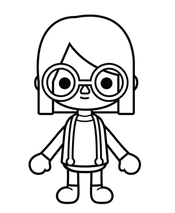 Desenhos de Toca Boca Para Colorir 18