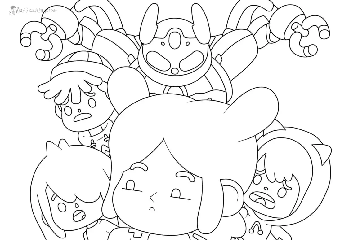 Desenhos de Toca Boca Para Colorir 24