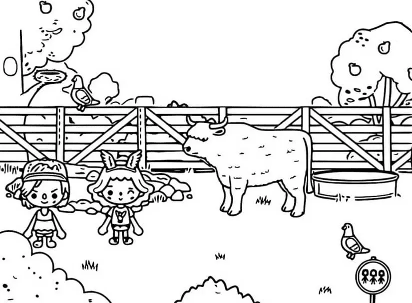 Desenhos de Toca Boca Para Colorir 31