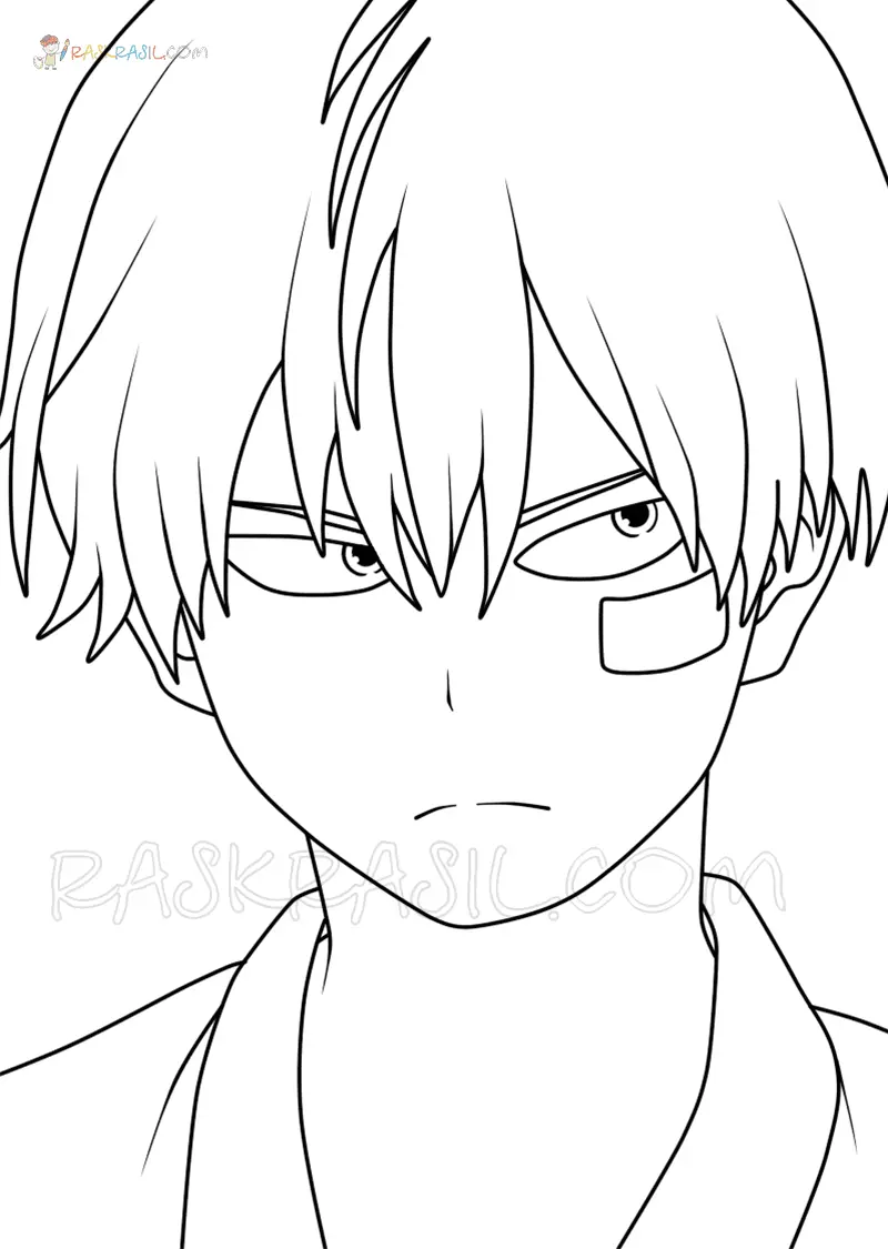 Todoroki Ausmalbilder 28