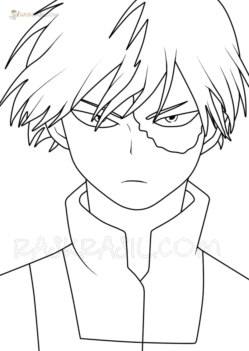 Todoroki Ausmalbilder 30