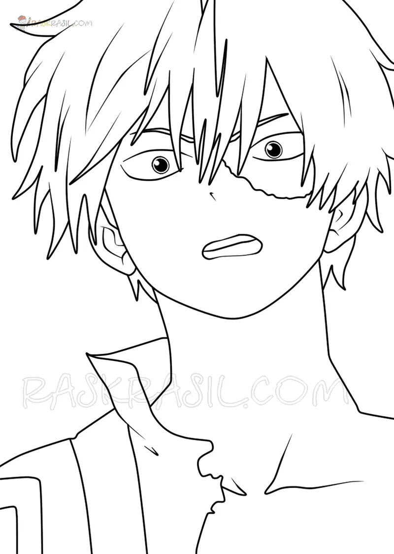 Todoroki Ausmalbilder 34