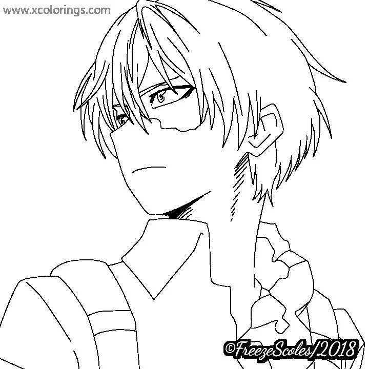 Todoroki Ausmalbilder 4