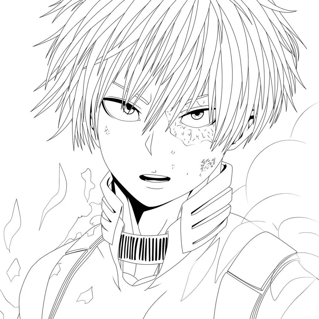 Todoroki Ausmalbilder 41