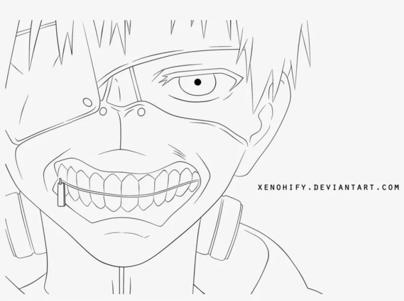 Tokyo Ghoul Ausmalbilder 8