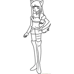 Tokyo Mew Mew Para Colorear 2