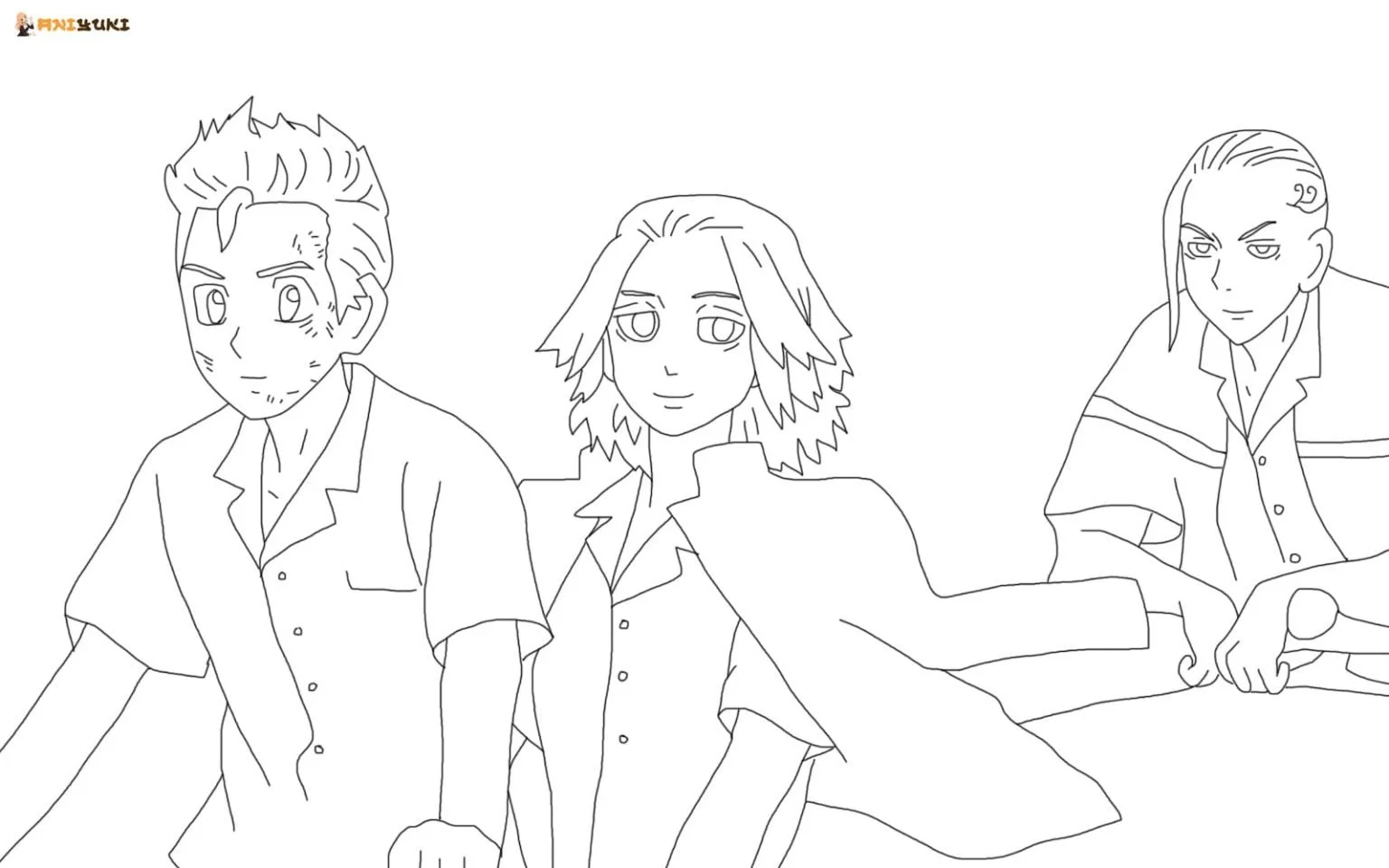Tokyo Revengers Ausmalbilder 6