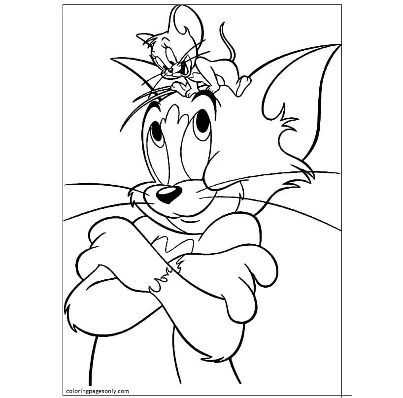 Tom Y Jerry Para Colorear 10