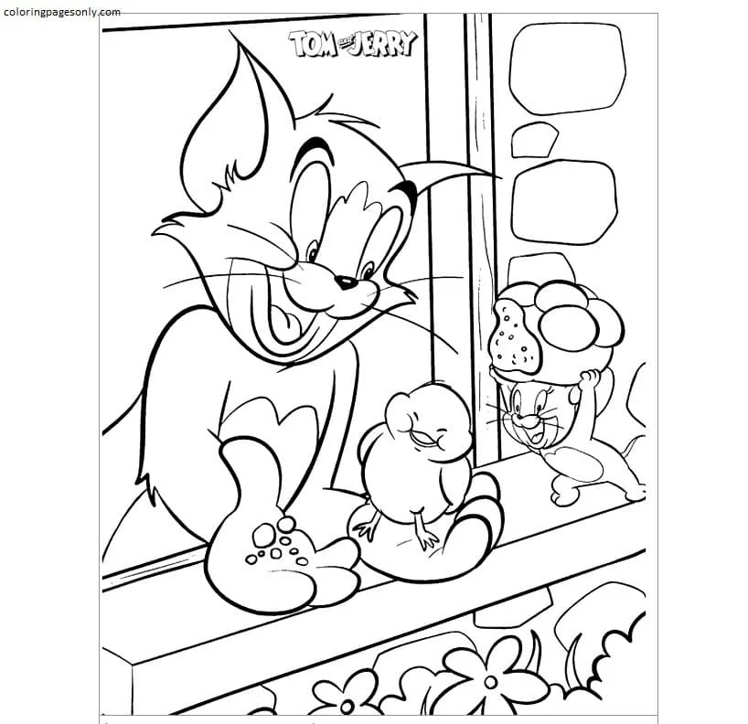 Tom Y Jerry Para Colorear 23