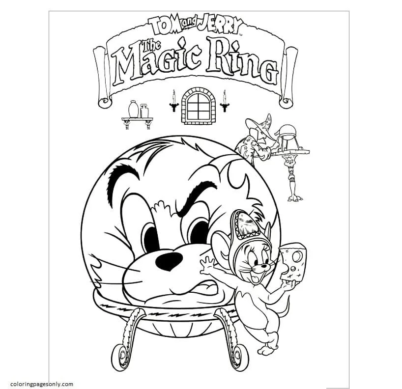 Tom Y Jerry Para Colorear 4