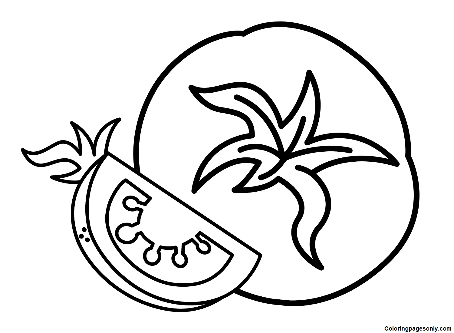 Desenhos de Tomate Para Colorir 20
