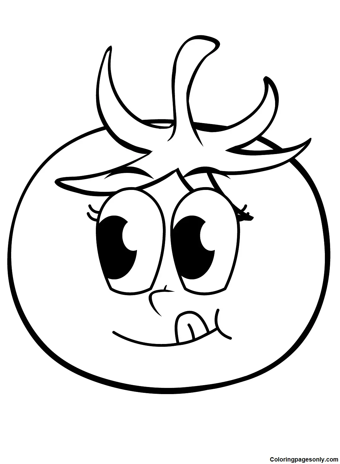 Desenhos de Tomate Para Colorir 25