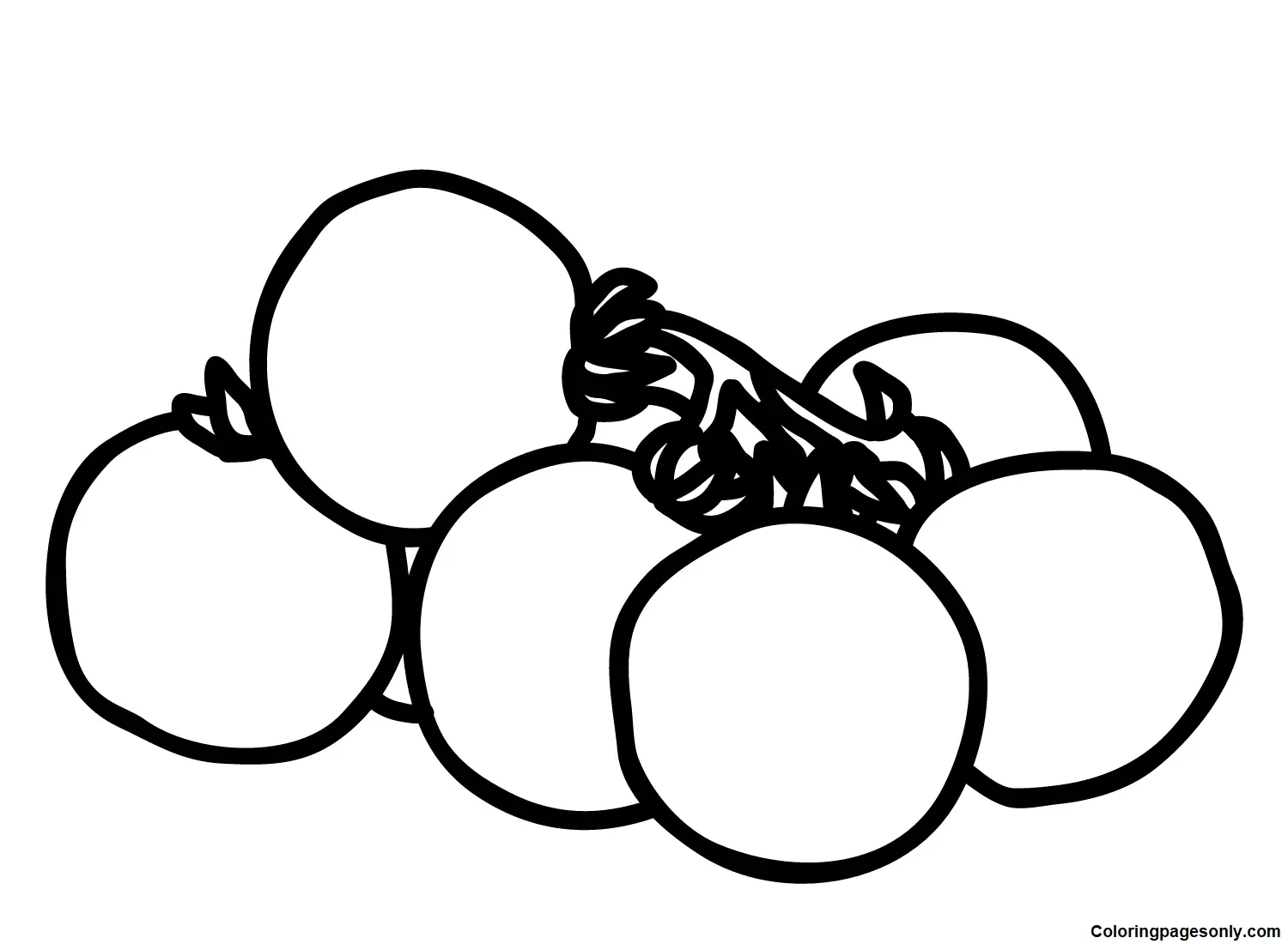 Desenhos de Tomate Para Colorir 27