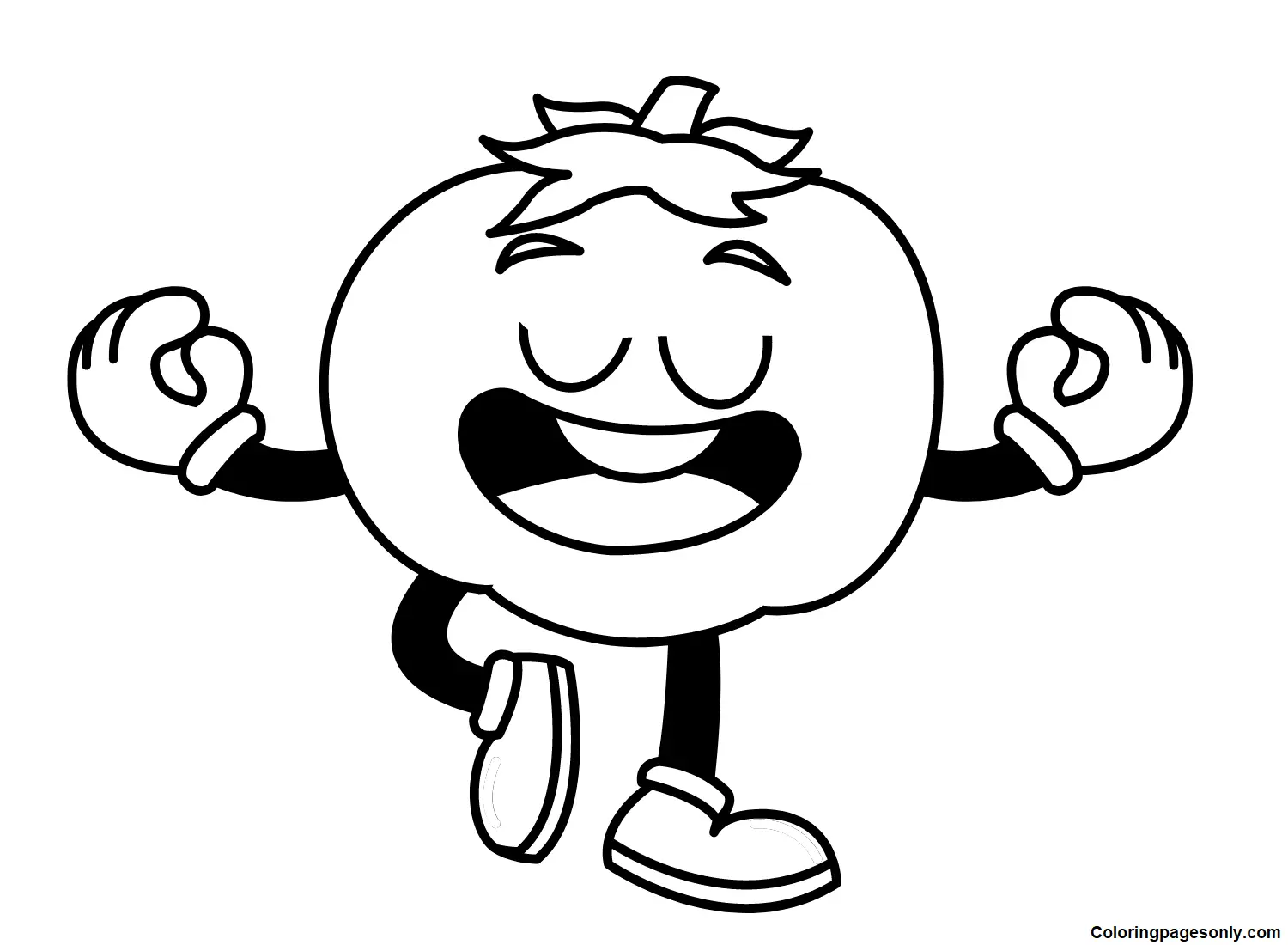 Desenhos de Tomate Para Colorir 29