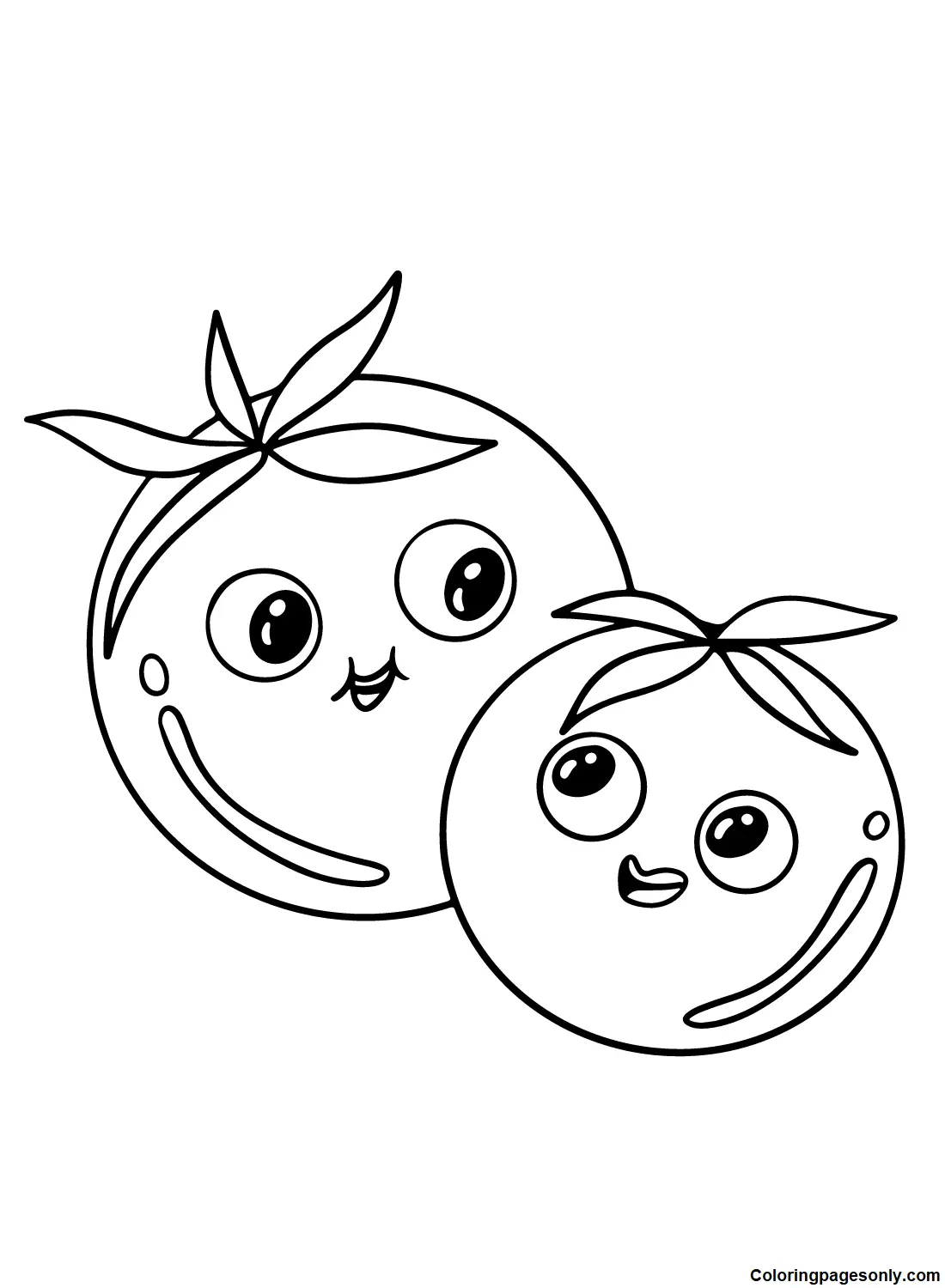 Desenhos de Tomate Para Colorir 34