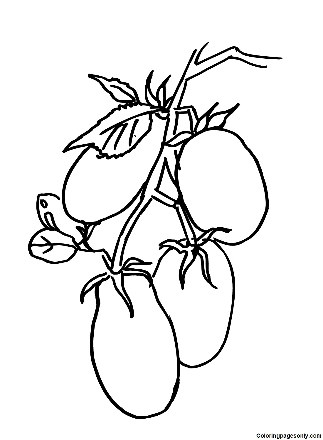 Vegetable Coloring Pages