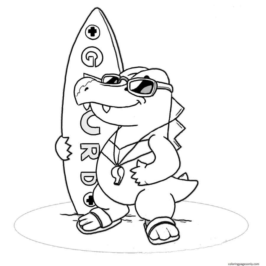 Totodile Para Colorear 19