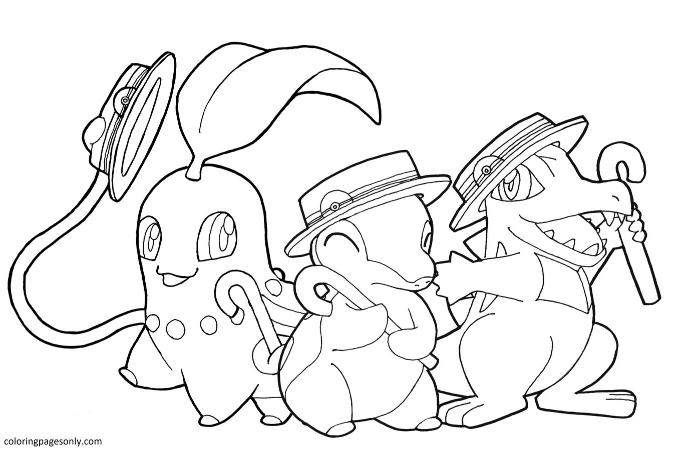 Totodile Para Colorear 6