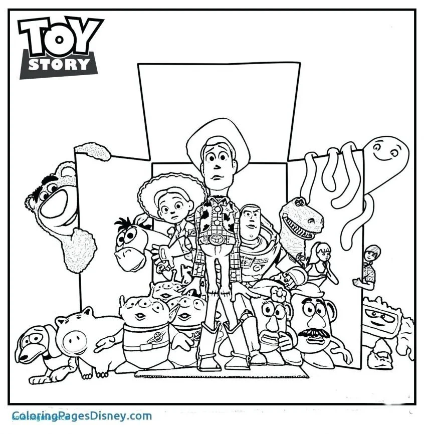 Toy Story 4 Coloring Pages 25