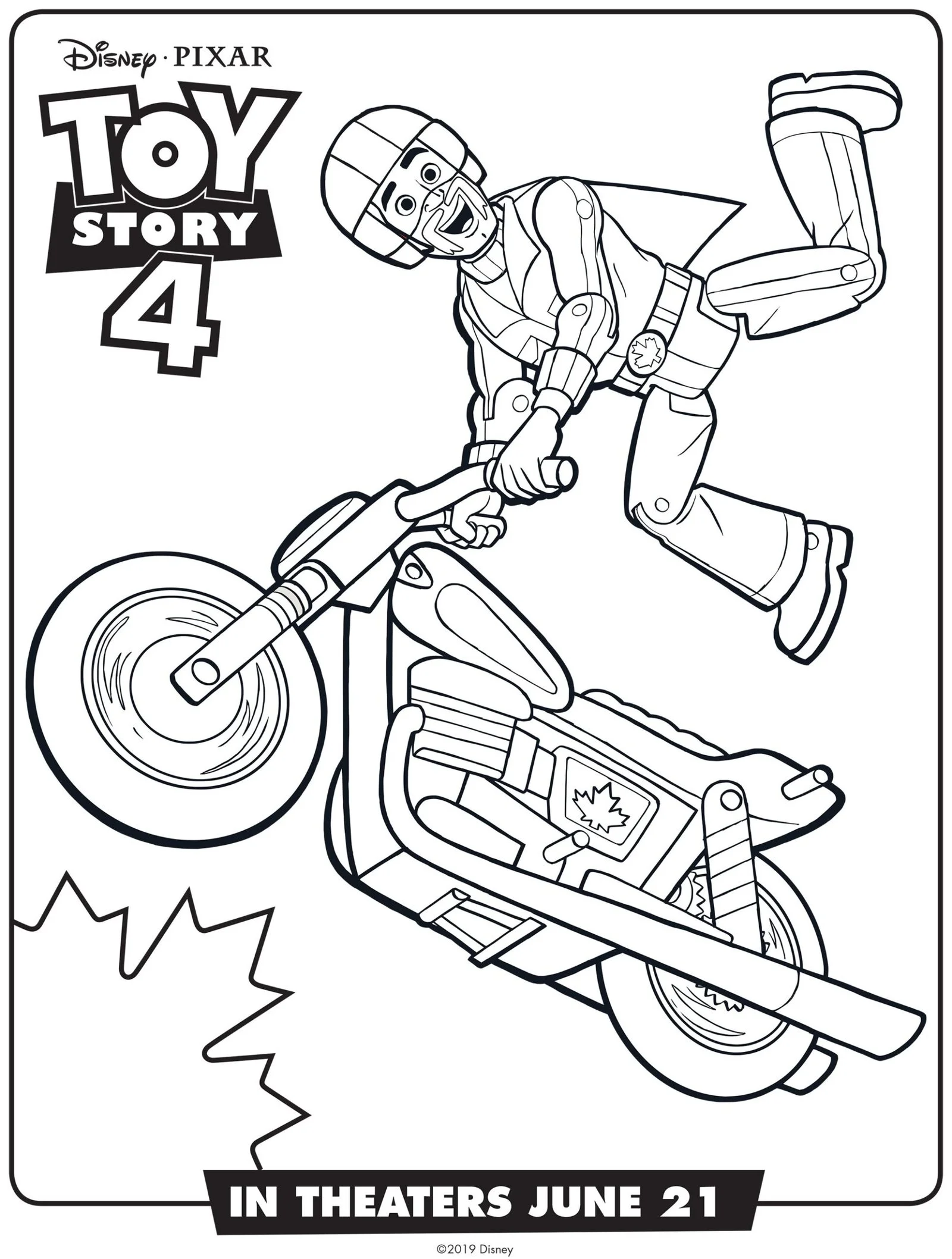 Toy Story 4 Coloring Pages 28