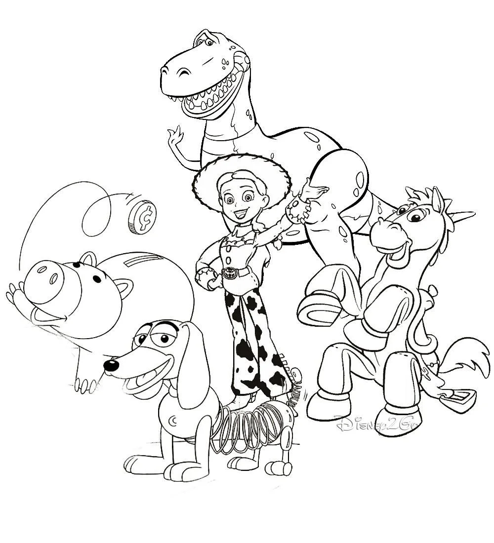 Toy Story 4 Coloring Pages 30