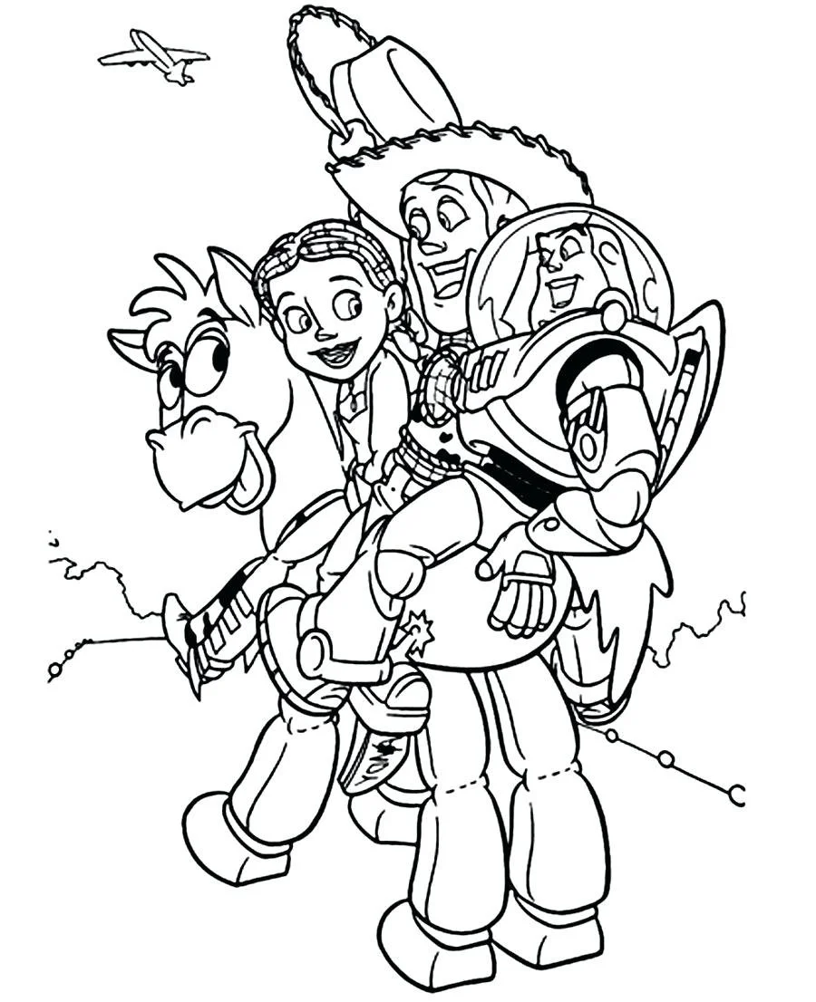 Toy Story 4 Coloring Pages 47