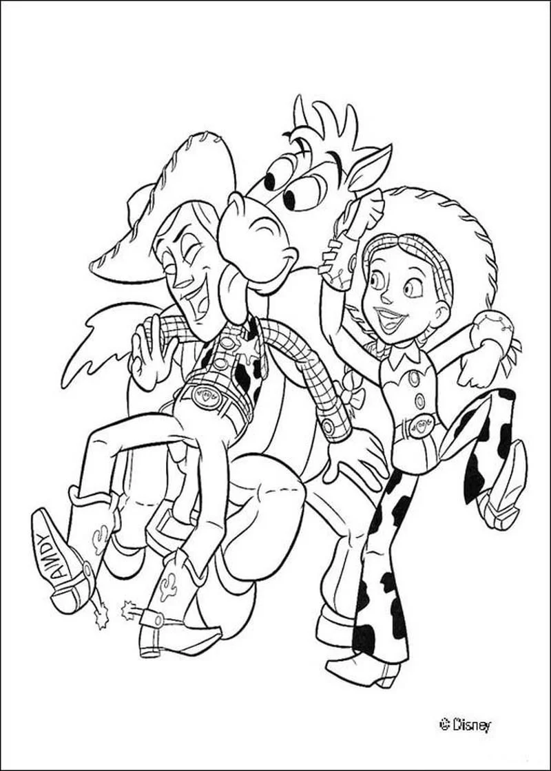 Toy Story 4 Coloring Pages 54