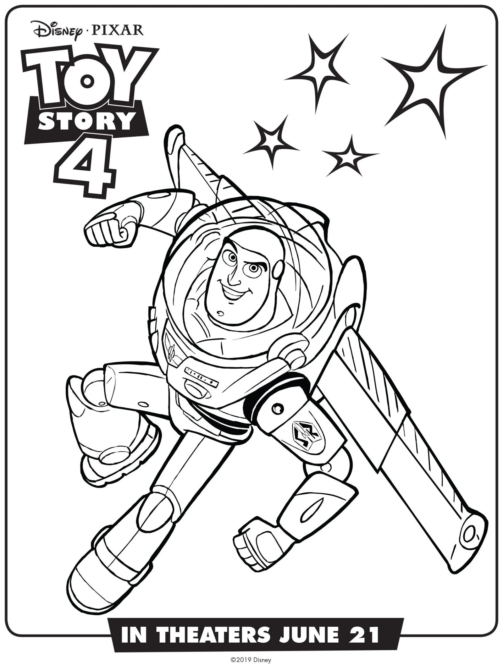 Toy Story 4 Coloring Pages 8
