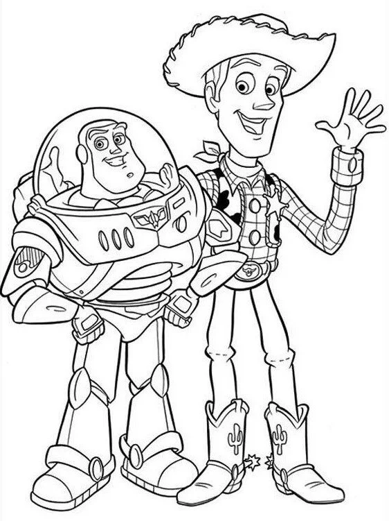 Desenhos de Toy Story Para Colorir 1