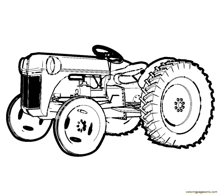 Tractores Para Colorear 14