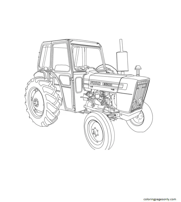 Tractores Para Colorear 18
