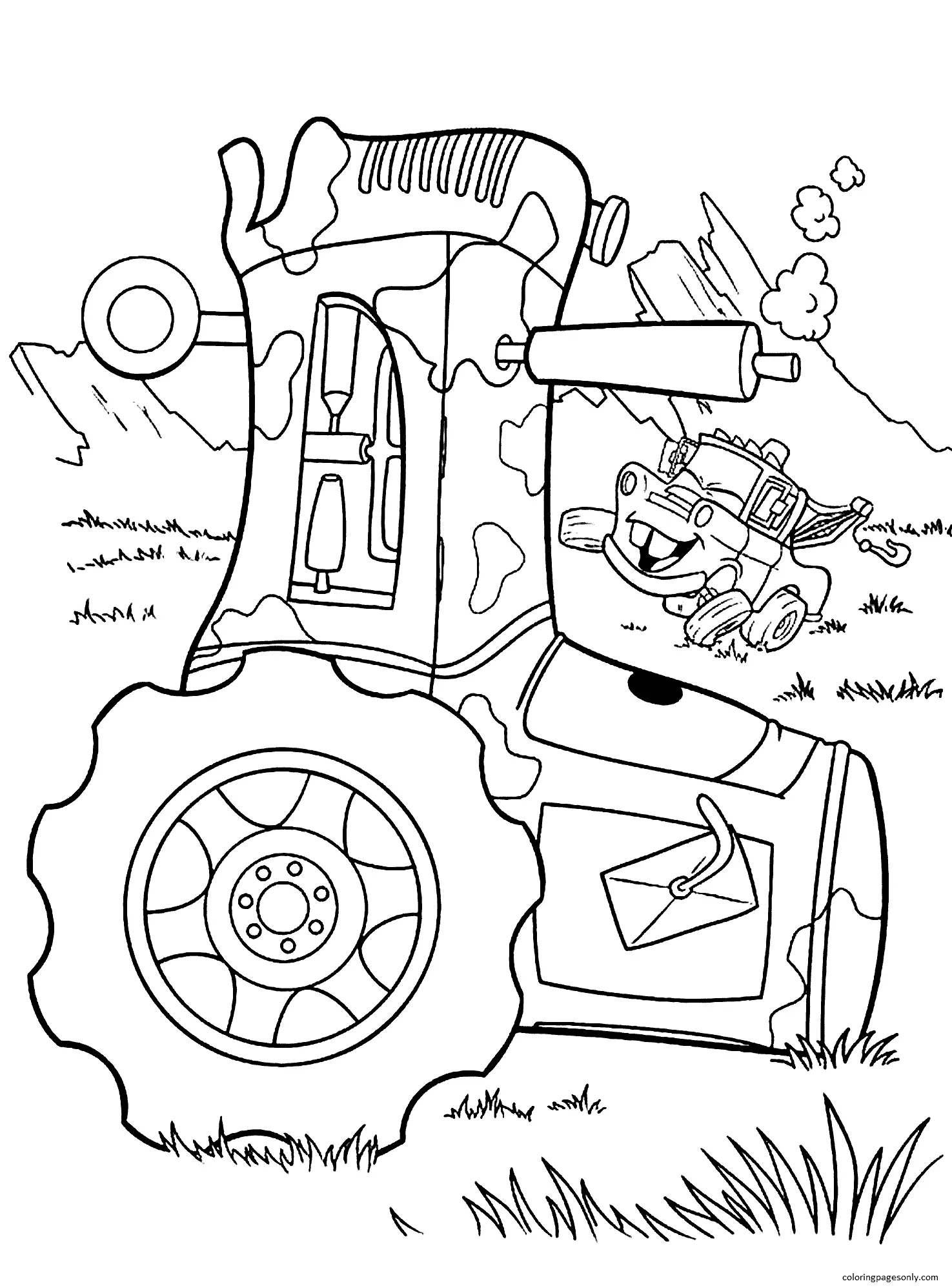 Tractores Para Colorear 54