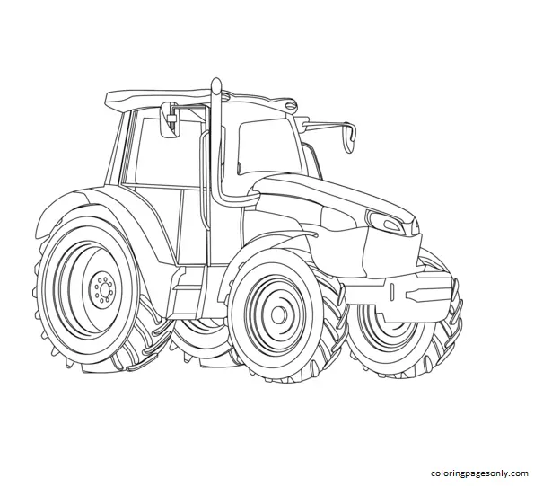 Tractor Coloring Pages