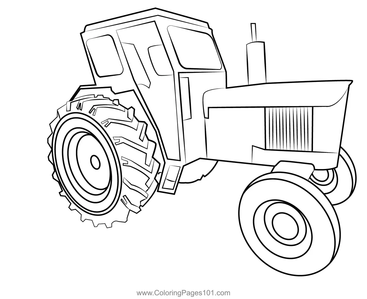 Tractors Coloring Pages