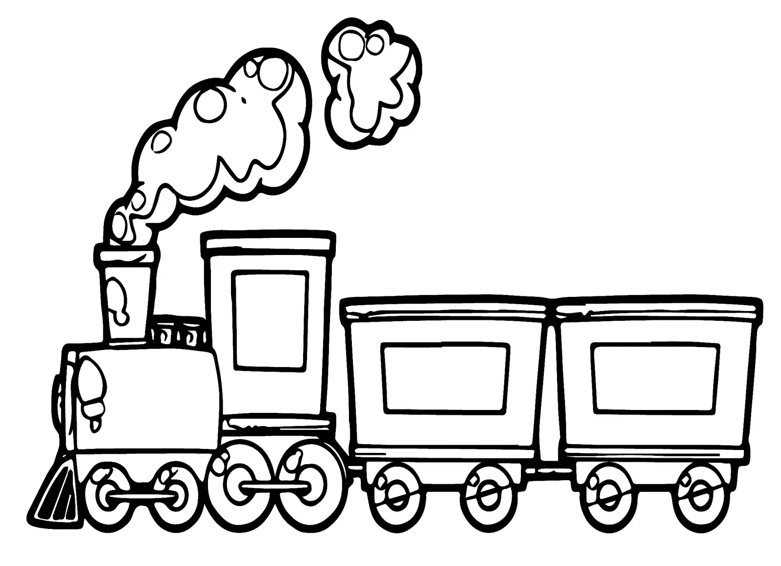 Train Coloring Pages 1