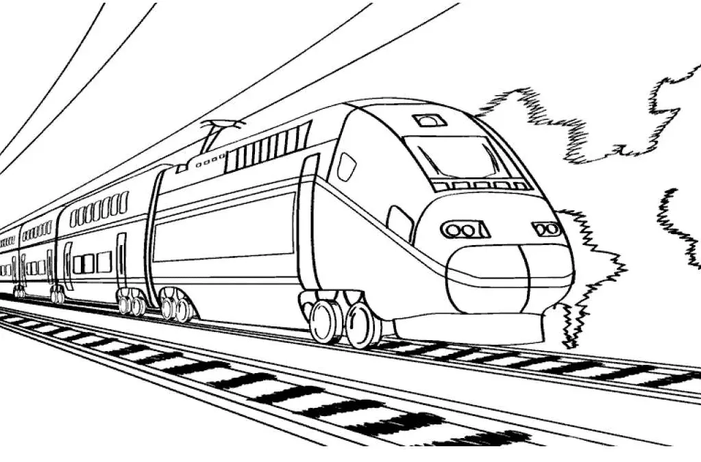 Train Coloring Pages 10
