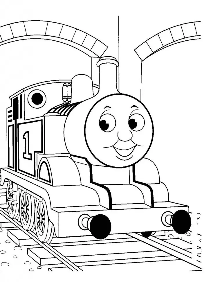 Train Coloring Pages 11