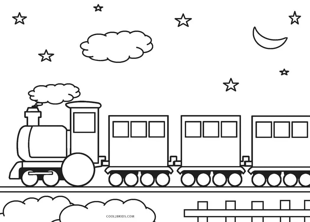 Train Coloring Pages 13