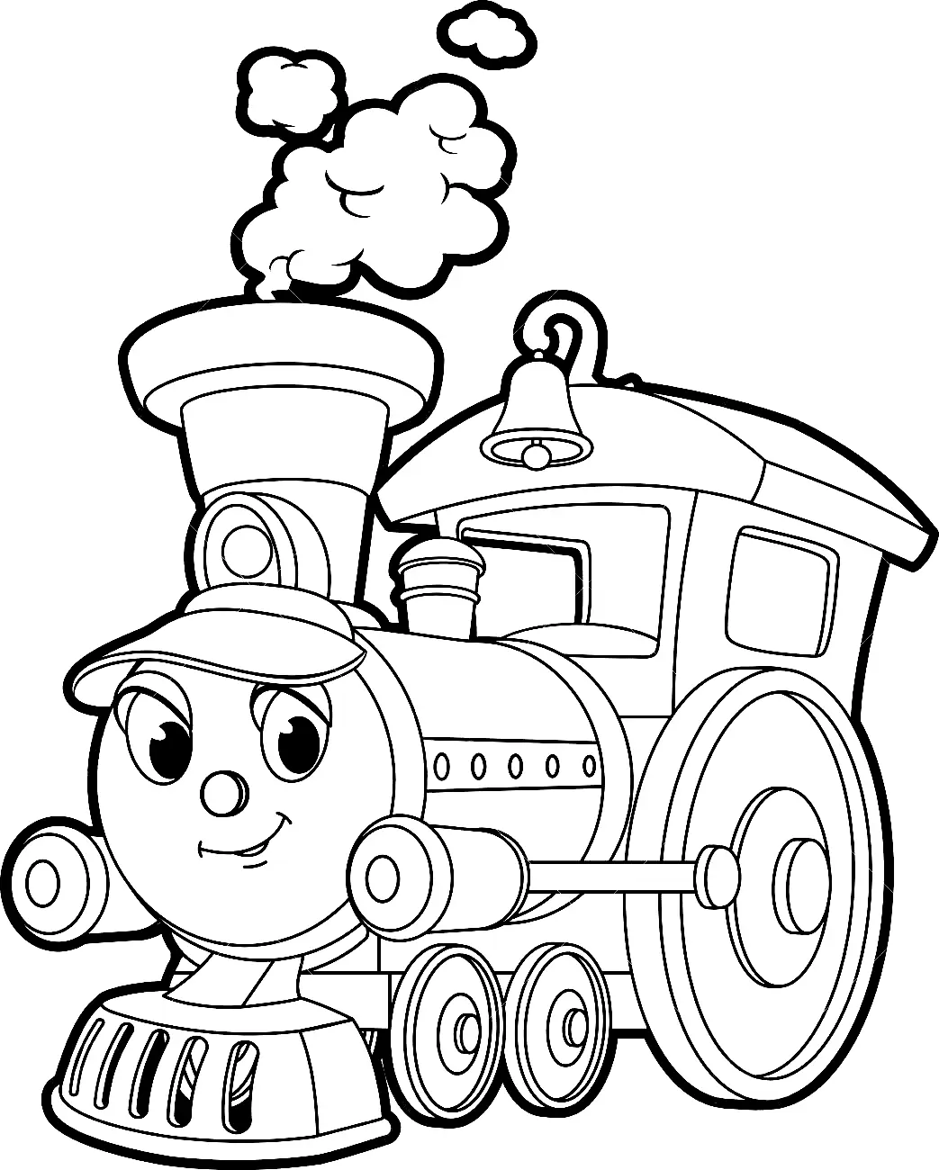 Train Coloring Pages 14