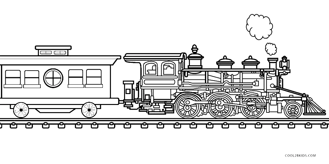 Train Coloring Pages 15