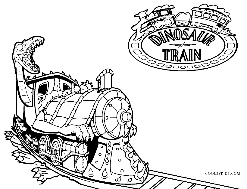 Train Coloring Pages 16