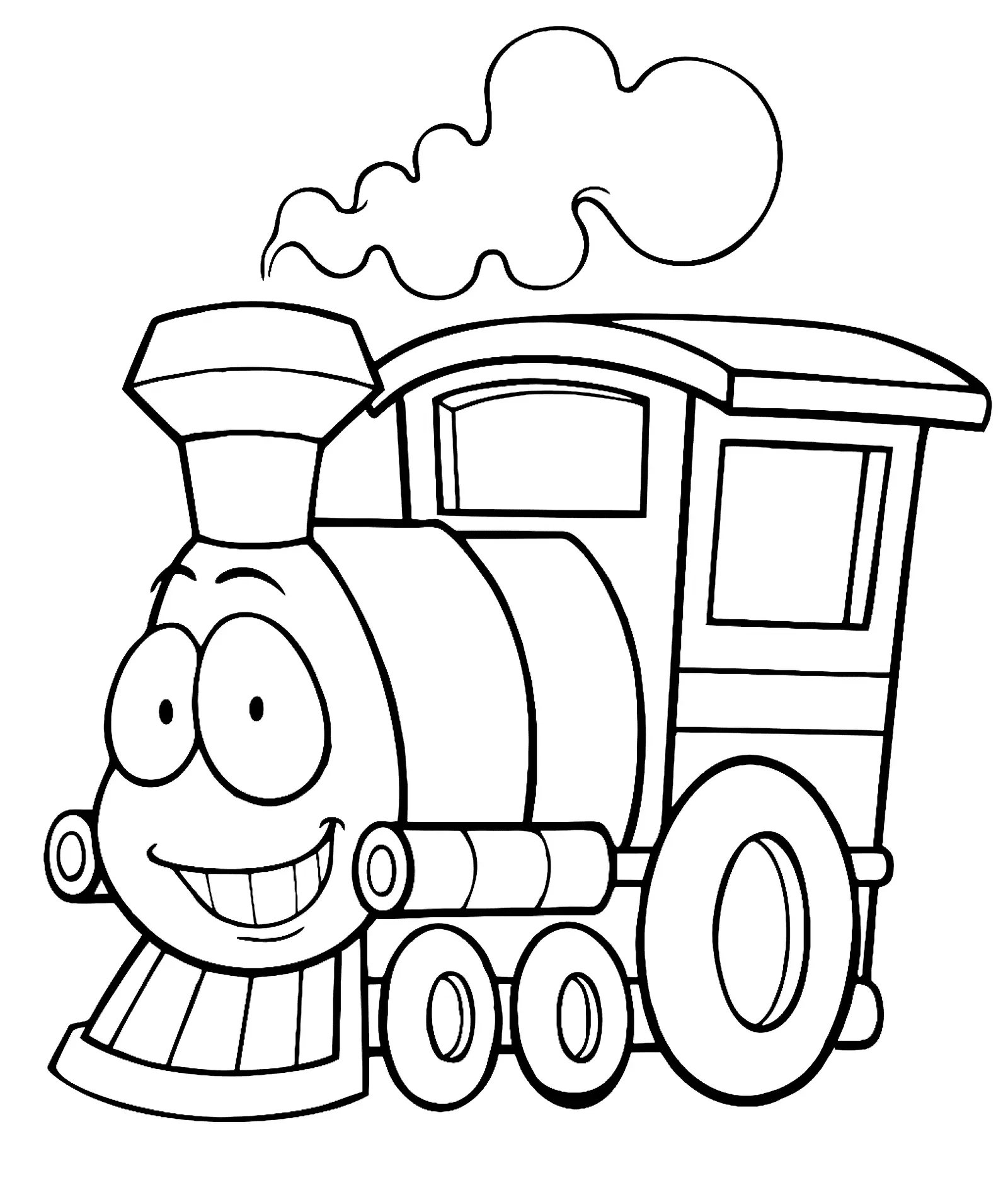 Train Coloring Pages 17