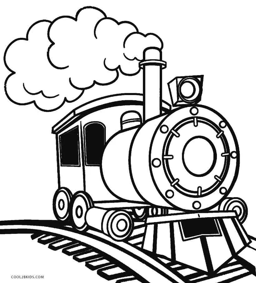 Train Coloring Pages 18