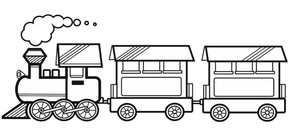 Train Coloring Pages 19