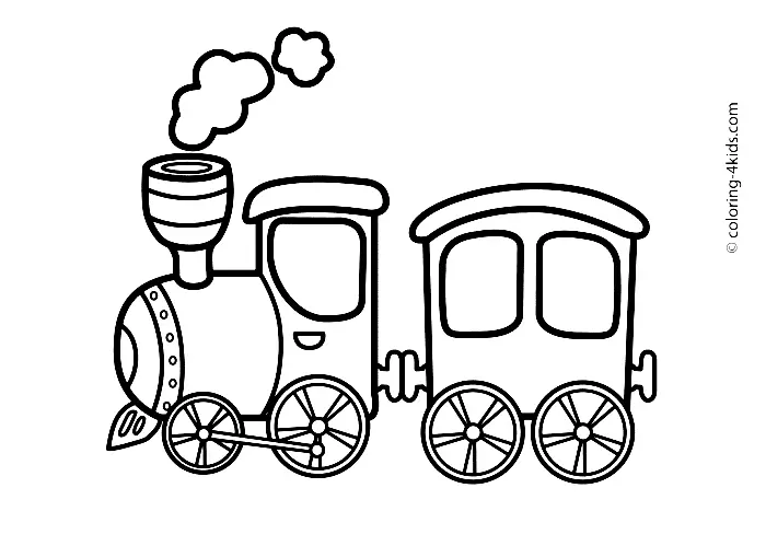 Train Coloring Pages 22