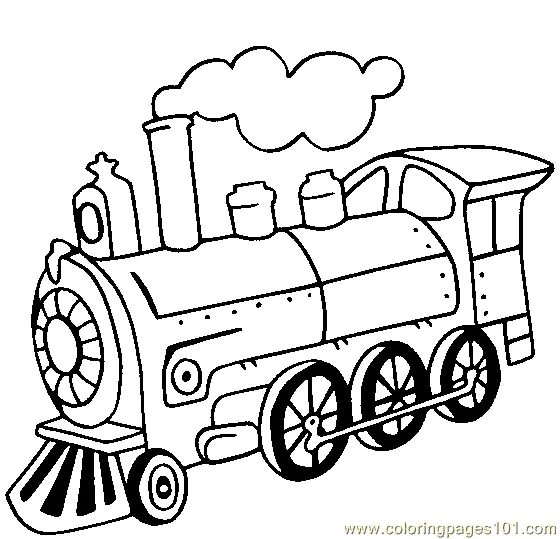 Train Coloring Pages 23