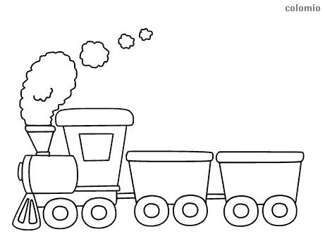Train Coloring Pages 24